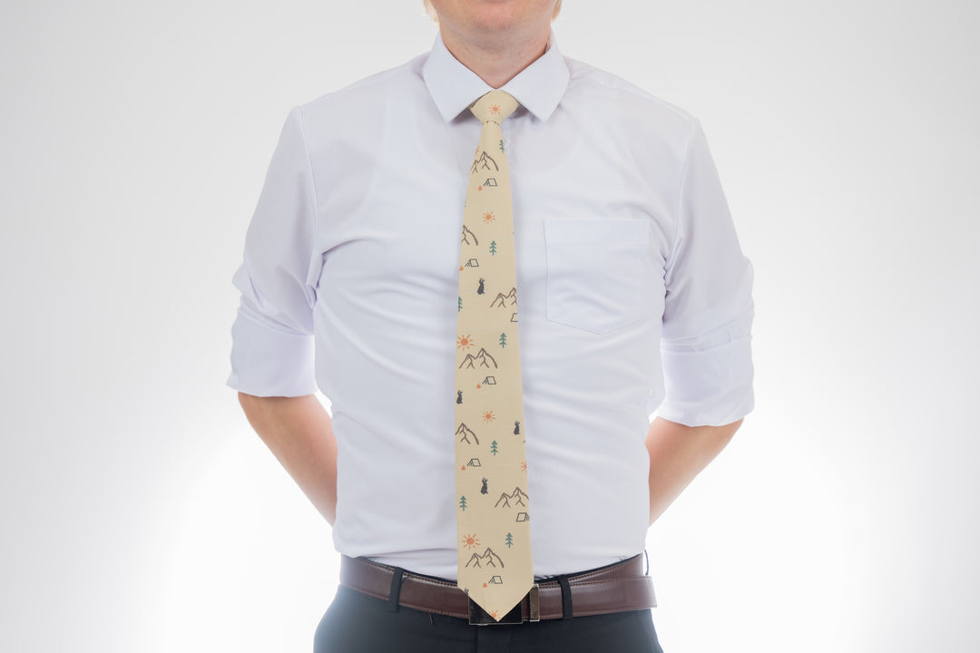 Camping Jackalope | Men's Necktie – Bombora Ties